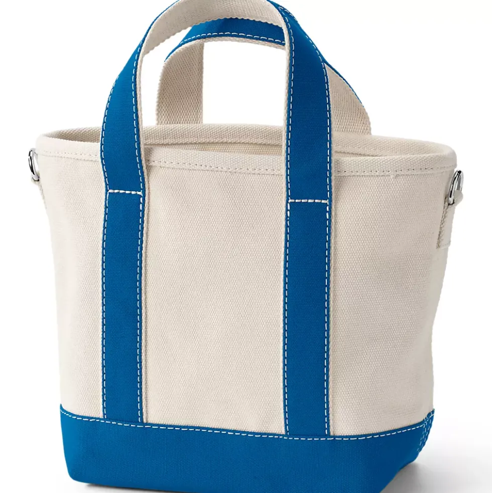 Medium 5 Pocket Open Top Canvas Tote Bag