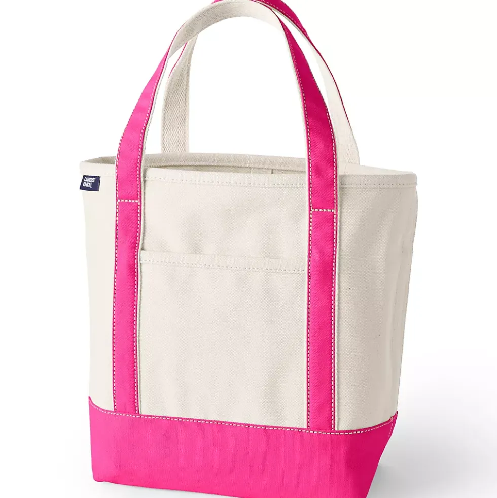 Medium 5 Pocket Open Top Canvas Tote Bag