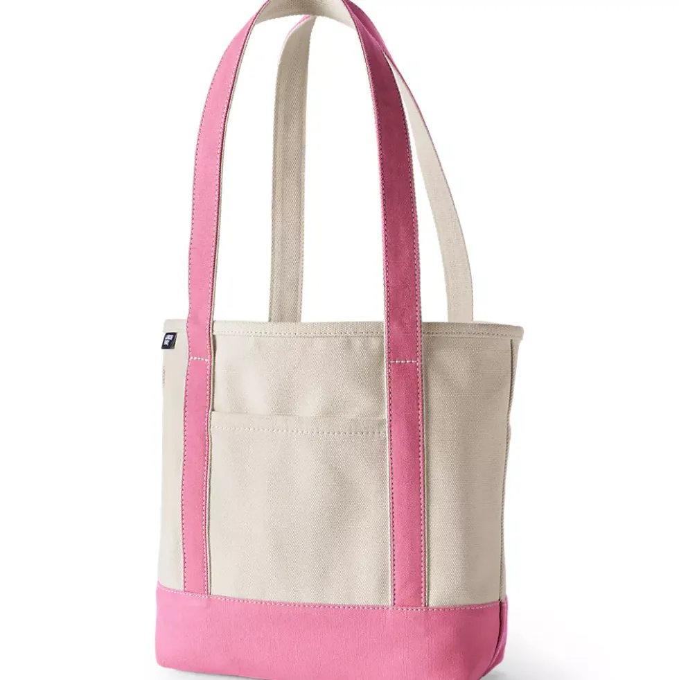 Medium 5 Pocket Open Top Canvas Tote Bag