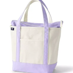 Medium 5 Pocket Open Top Canvas Tote Bag