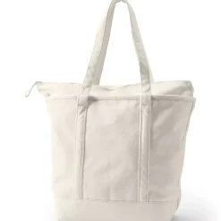 Medium 5 Pocket Open Top Canvas Tote Bag