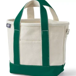 Medium 5 Pocket Open Top Canvas Tote Bag