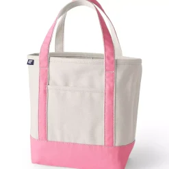 Medium 5 Pocket Open Top Canvas Tote Bag