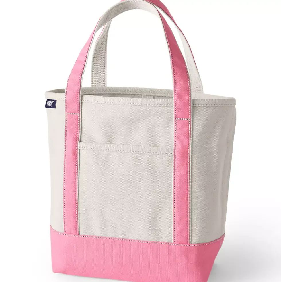 Medium 5 Pocket Open Top Canvas Tote Bag