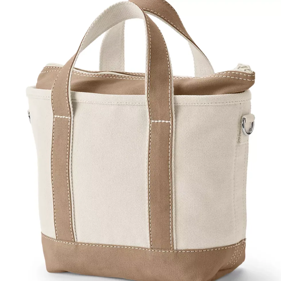 Medium 5 Pocket Open Top Canvas Tote Bag