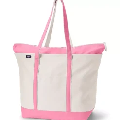 Medium 5 Pocket Open Top Canvas Tote Bag