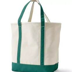 Medium 5 Pocket Open Top Canvas Tote Bag