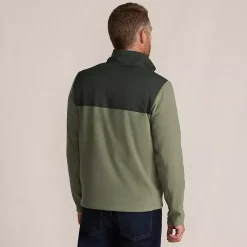 Men's Anyweather RainDefense Fleece Mixed Media Quarter Zip Pullover