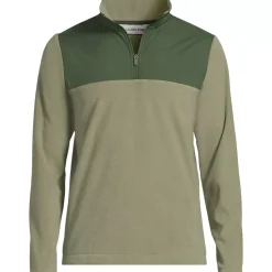 Men's Anyweather RainDefense Fleece Mixed Media Quarter Zip Pullover