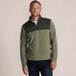 Men's Anyweather RainDefense Fleece Mixed Media Quarter Zip Pullover