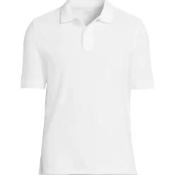 Men's Banded Short Sleeve Mesh Polo