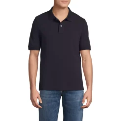 Men's Banded Short Sleeve Mesh Polo