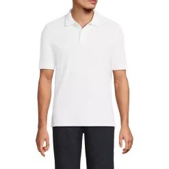 Men's Banded Short Sleeve Mesh Polo