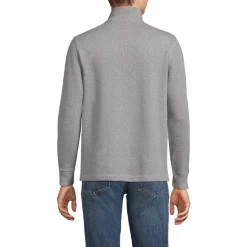 Men's Bedford Rib Casual Quarter Zip Pullover Sweater