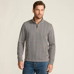 Men's Bedford Rib Casual Quarter Zip Pullover Sweater