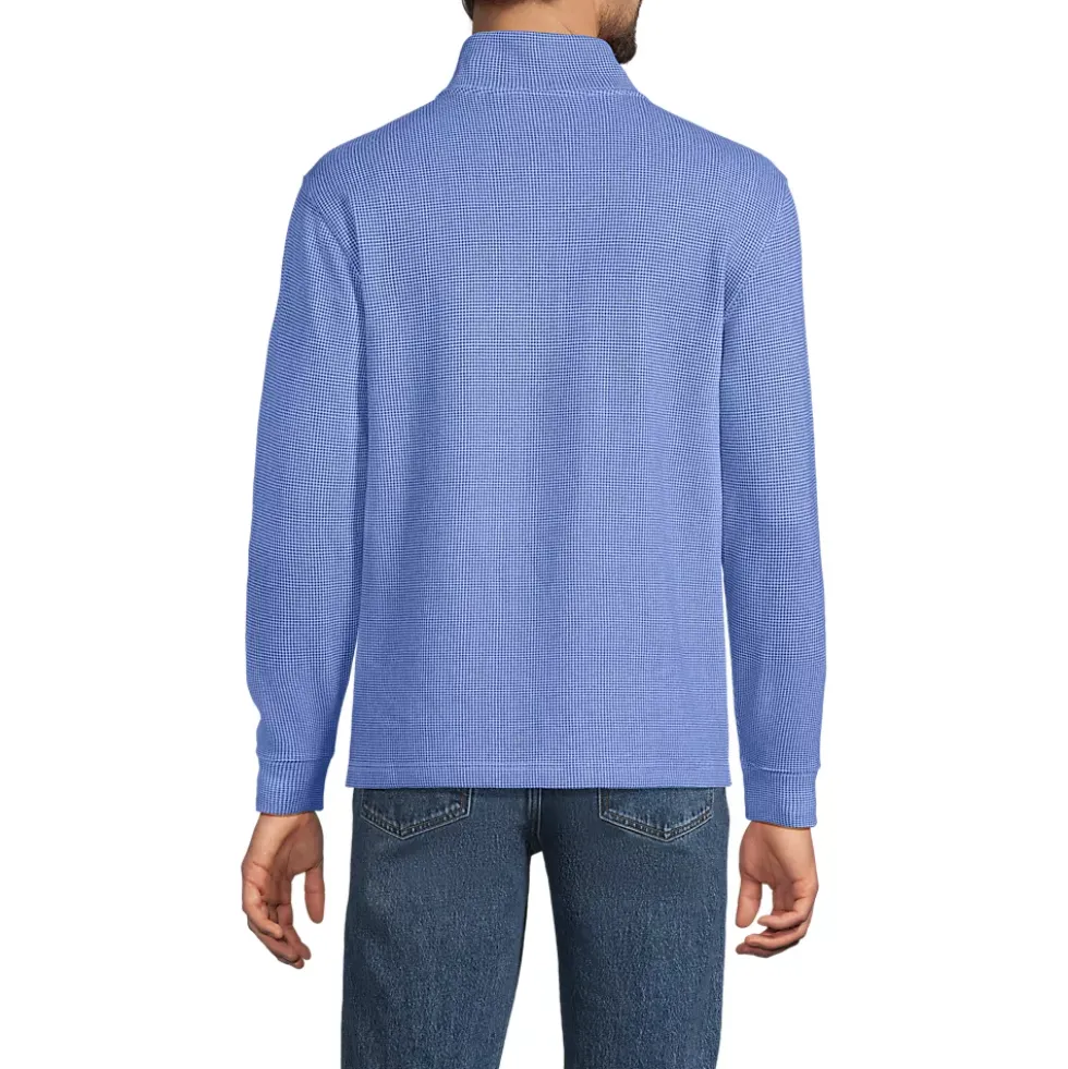 Men's Bedford Rib Casual Quarter Zip Pullover Sweater