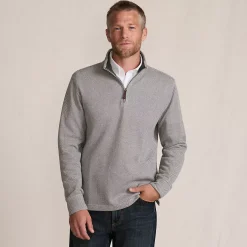 Men's Bedford Rib Casual Quarter Zip Pullover Sweater