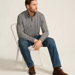Men's Bedford Rib Casual Quarter Zip Pullover Sweater
