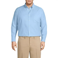 Men's Big and Tall No Iron Supima Cotton Oxford Dress Shirt