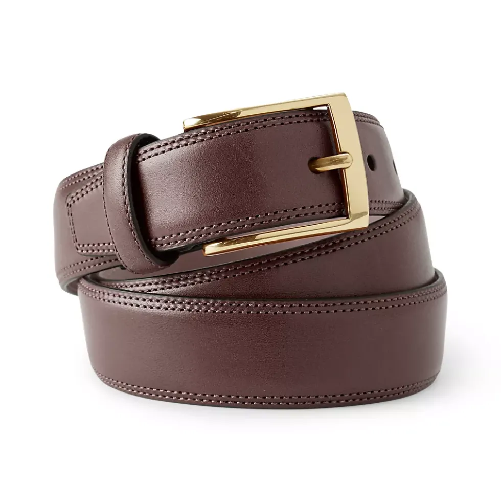 Men's Big Classic Leather Chino Belt
