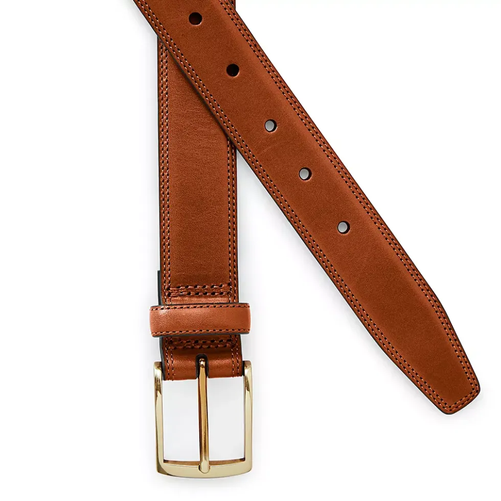 Men's Big Classic Leather Chino Belt