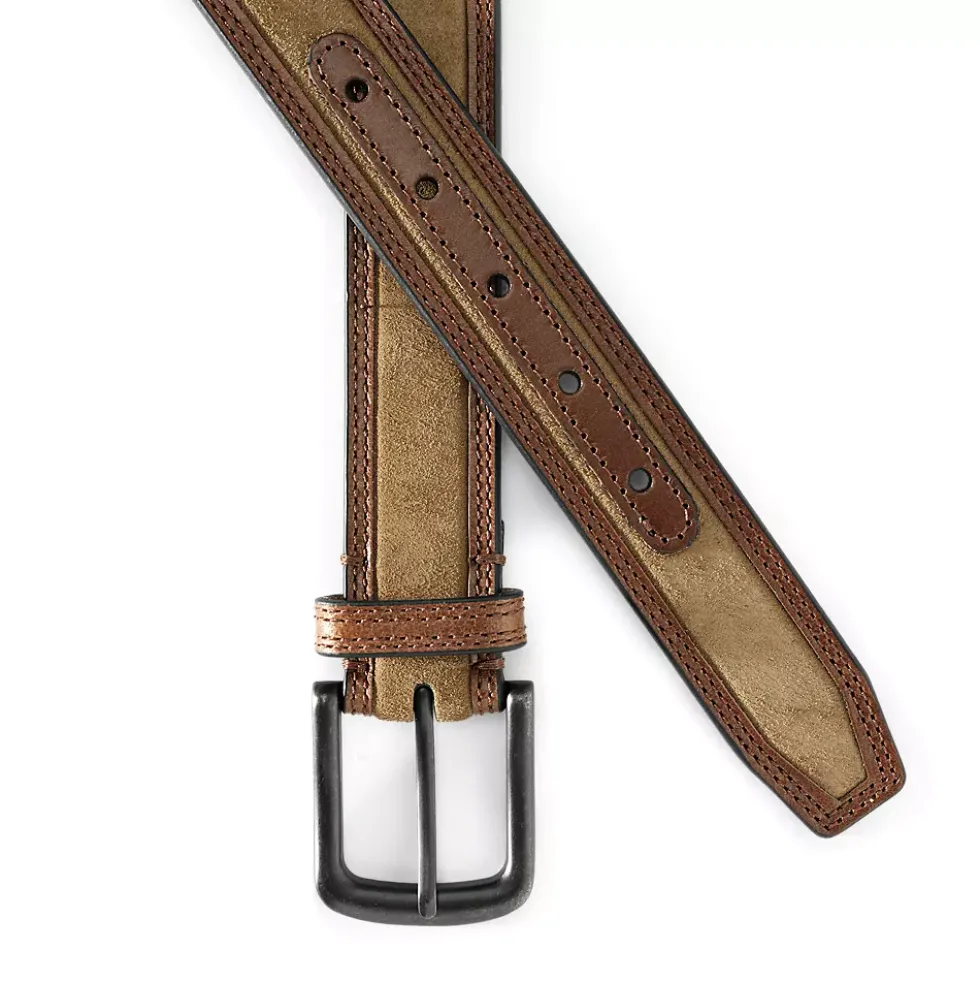 Men's Big Rugged Leather Belt