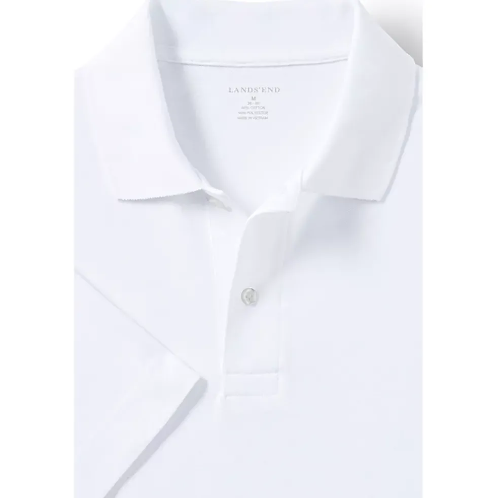 Men's Big Short Sleeve Mesh Polo Shirt