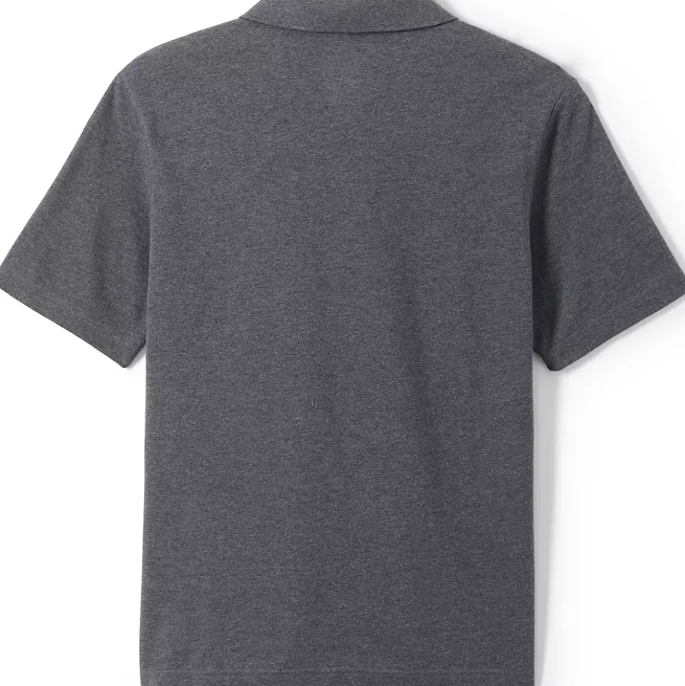 Men's Big Short Sleeve Mesh Polo Shirt