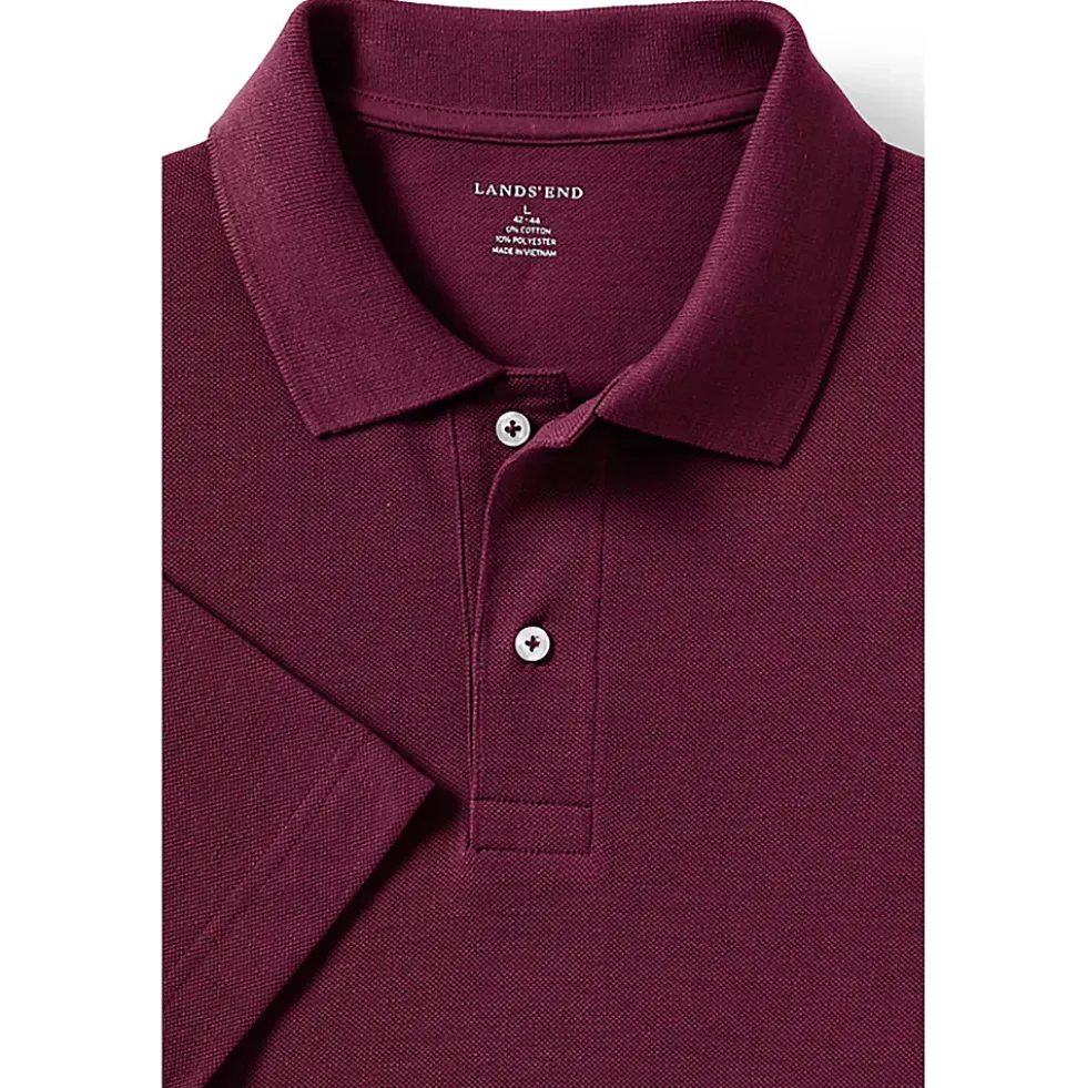 Men's Big Short Sleeve Mesh Polo Shirt
