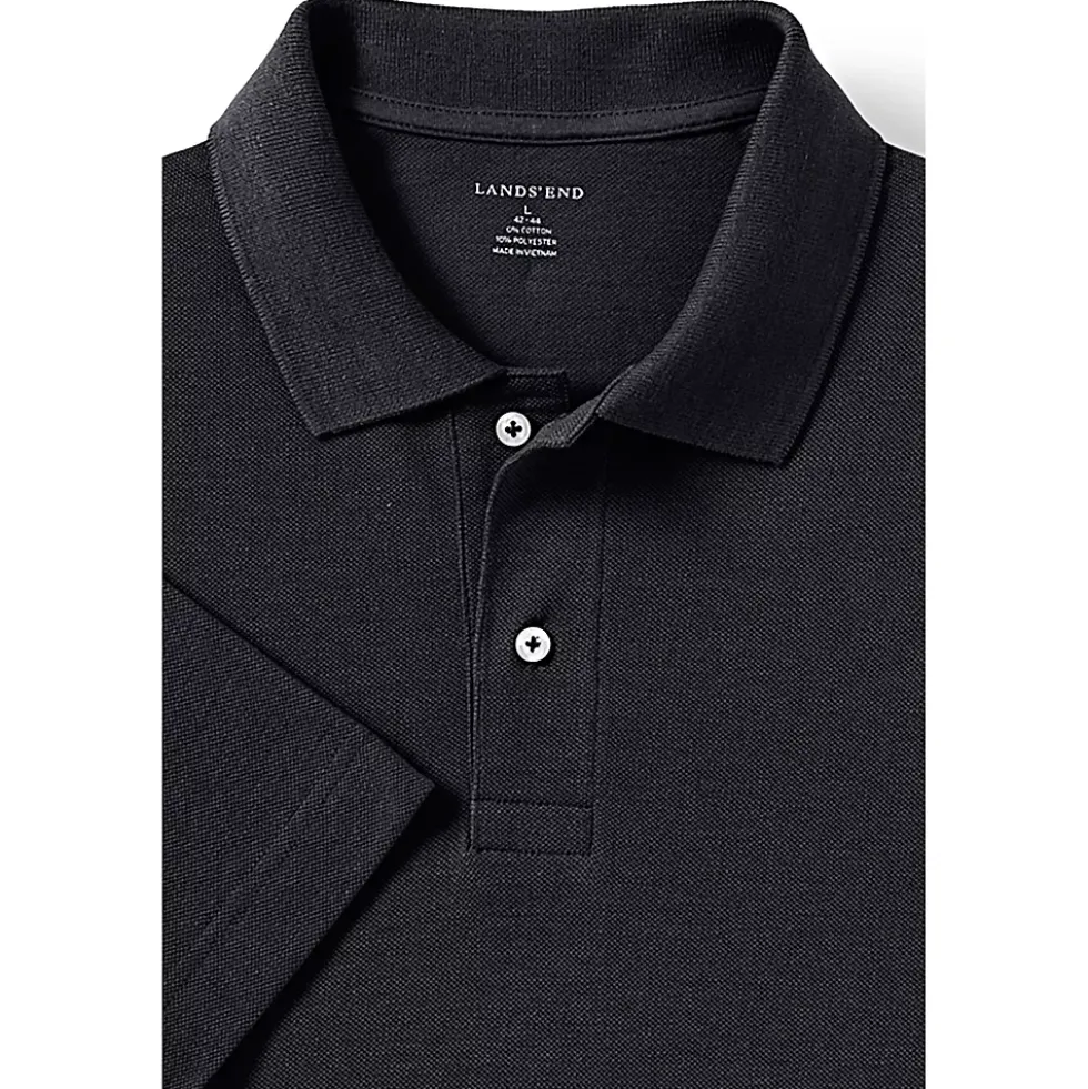 Men's Big Short Sleeve Mesh Polo Shirt