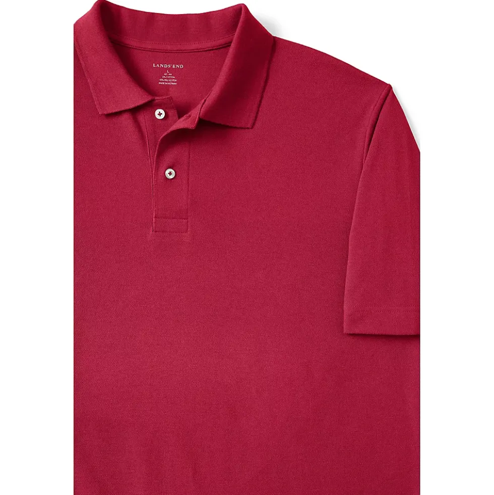 Men's Big Short Sleeve Mesh Polo Shirt