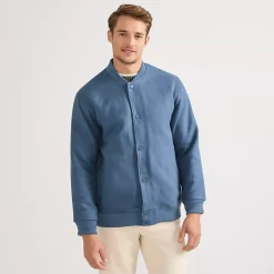 Men's Bonded Twill Varsity Jacket