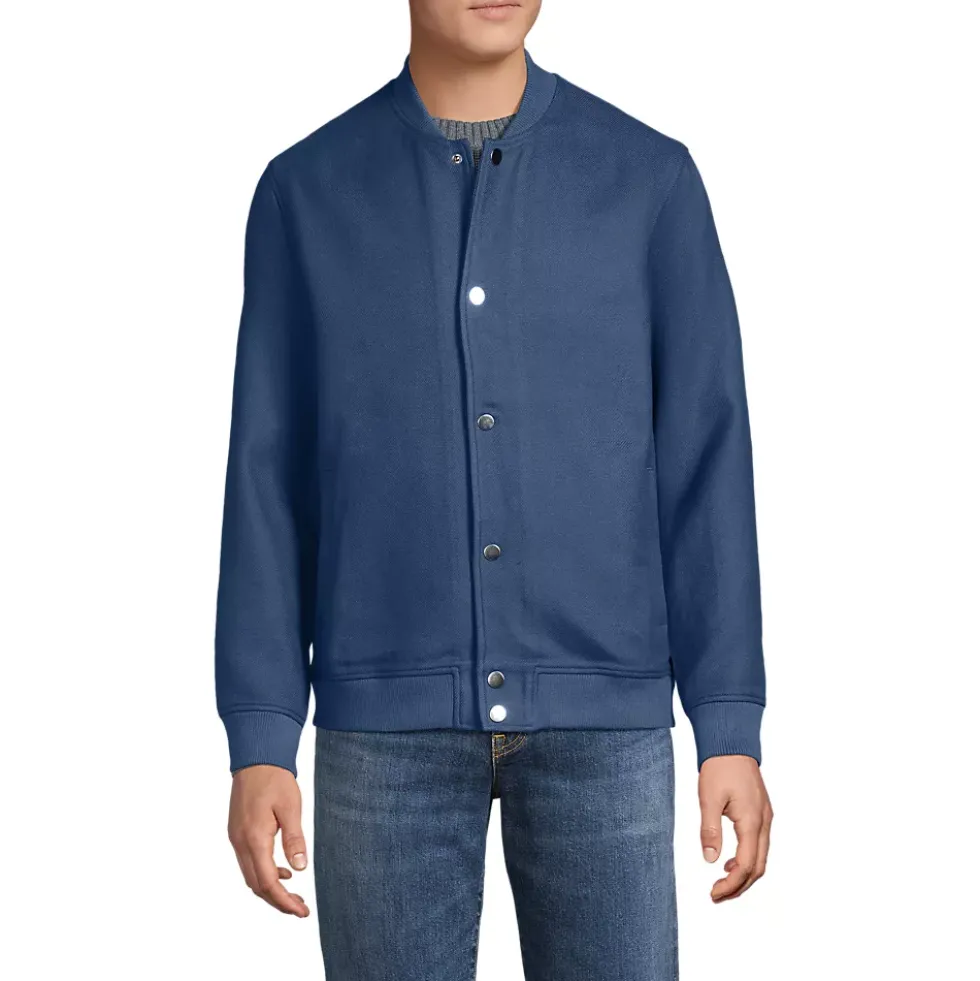 Men's Bonded Twill Varsity Jacket