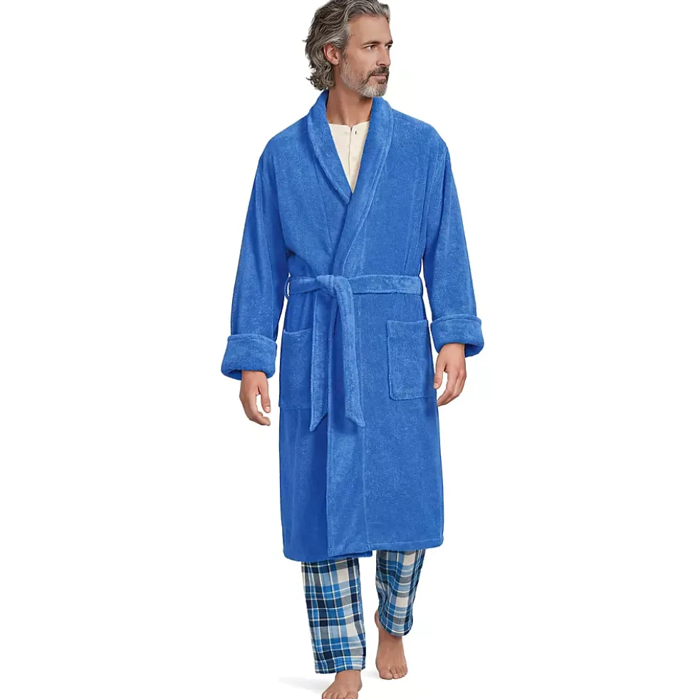 Men's Calf Length Turkish Terry Robe