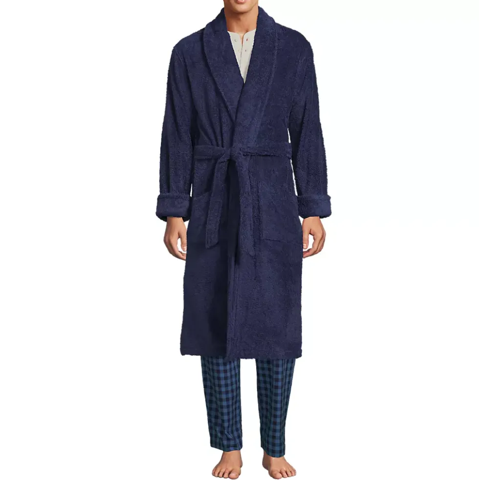 Men's Calf Length Turkish Terry Robe