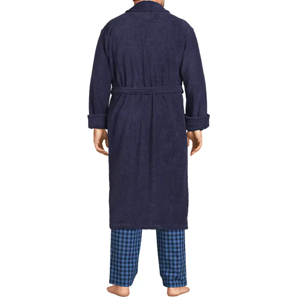 Men's Calf Length Turkish Terry Robe
