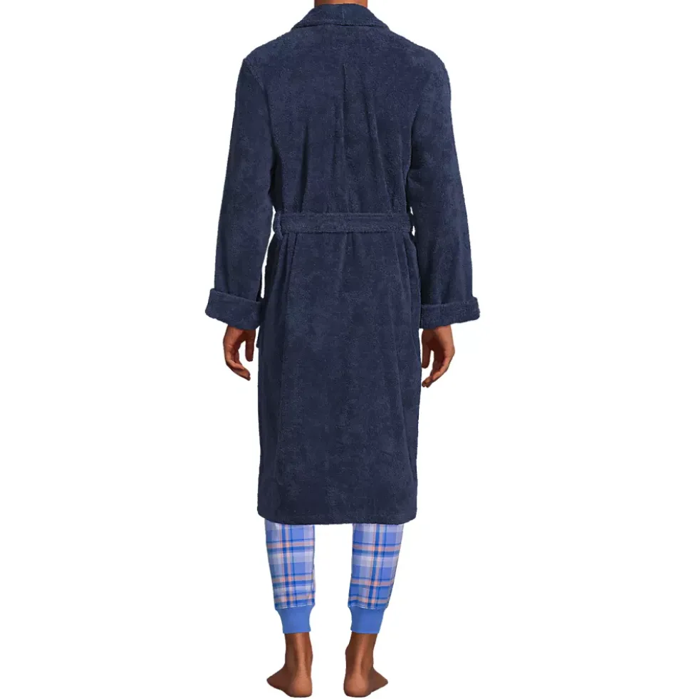Men's Calf Length Turkish Terry Robe