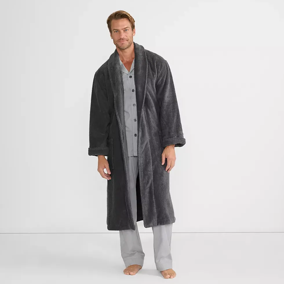 Men's Calf Length Turkish Terry Robe