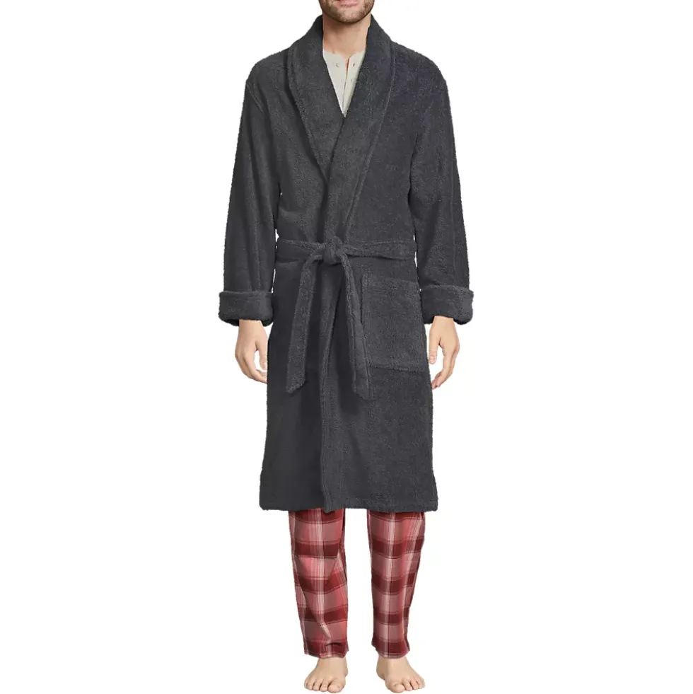 Men's Calf Length Turkish Terry Robe