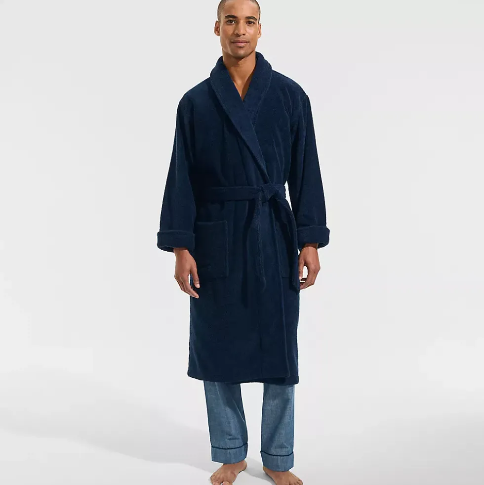 Men's Calf Length Turkish Terry Robe