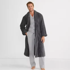 Men's Calf Length Turkish Terry Robe