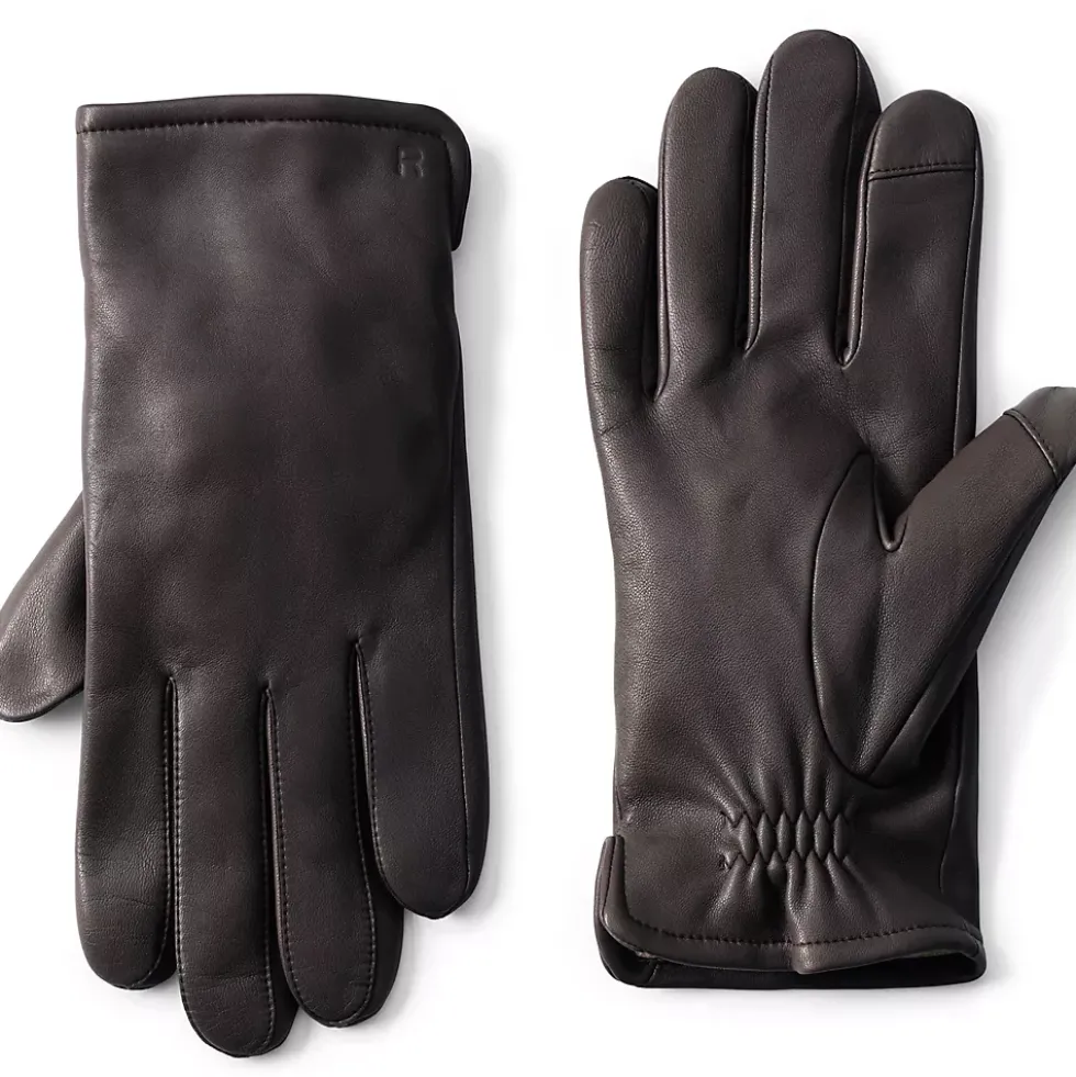 Men's Cashmere Lined EZ Touch Leather Glove