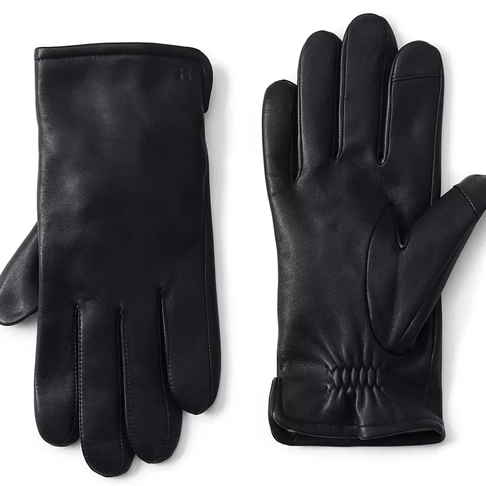 Men's Cashmere Lined EZ Touch Leather Glove