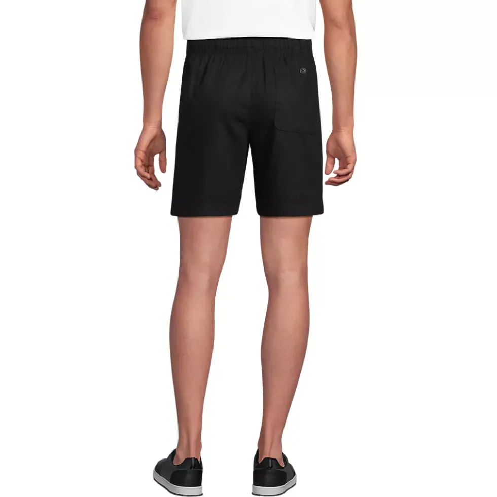 Men's 7" Classic Fit Linen Blend Deck Short
