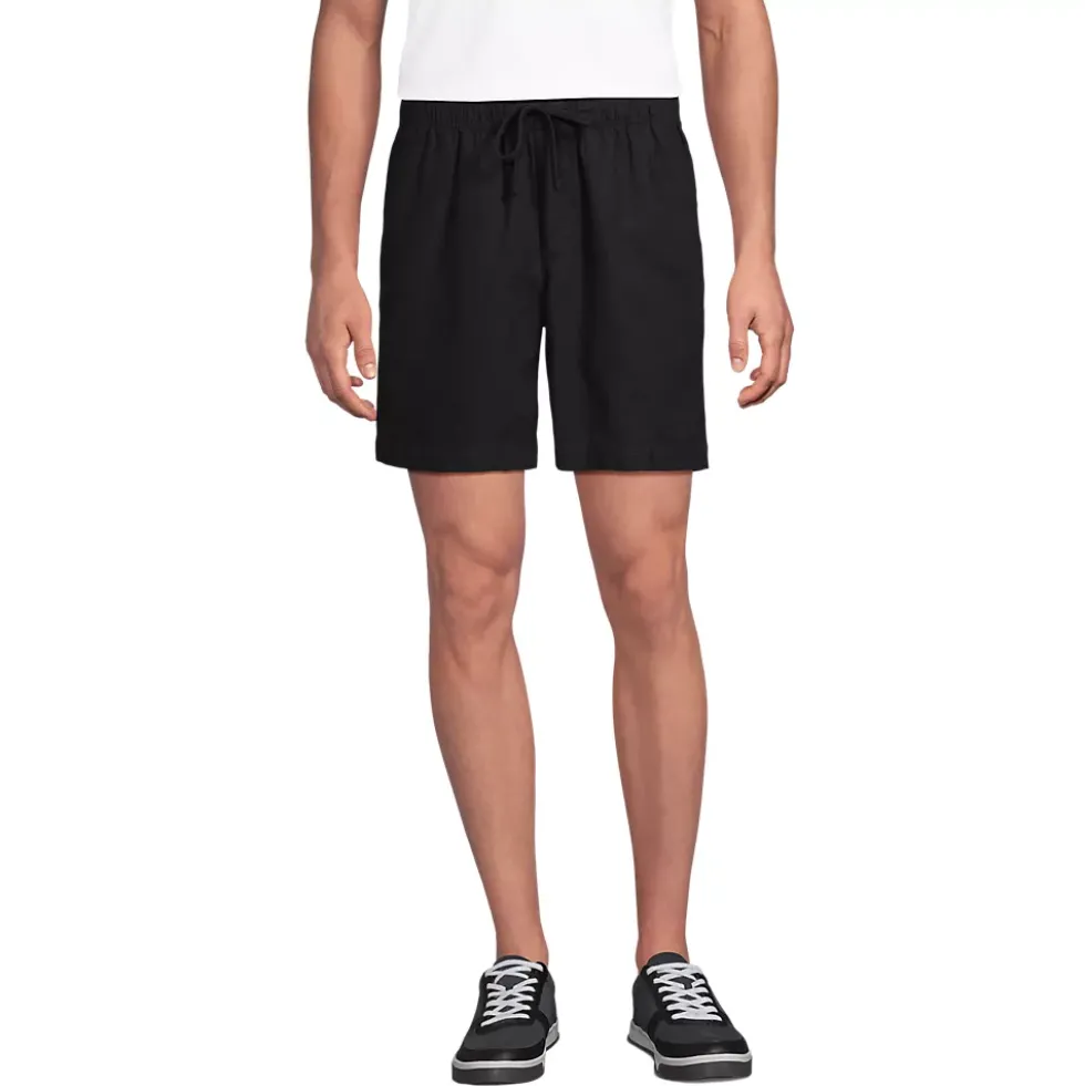 Men's 7" Classic Fit Linen Blend Deck Short