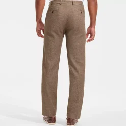 Men's Classic Fit Linen Blend Polished Trouser