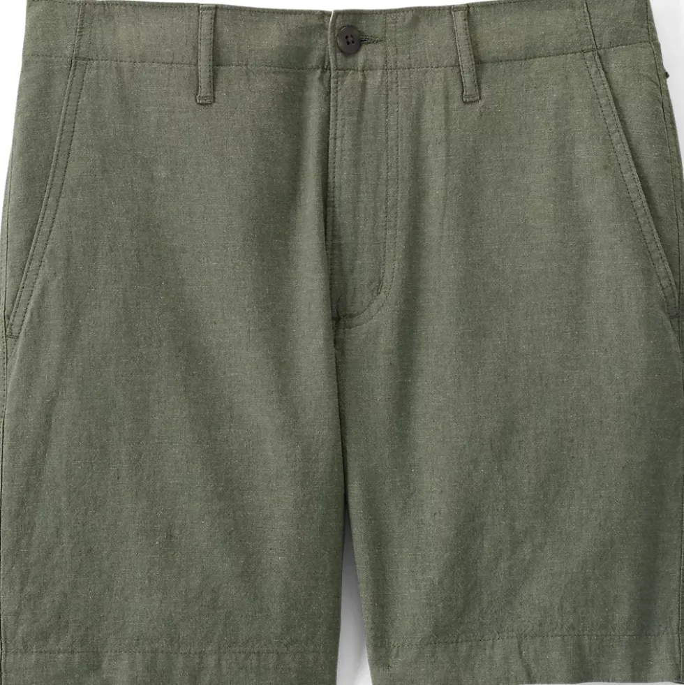 Men's 7" Classic Fit Linen Cotton Short