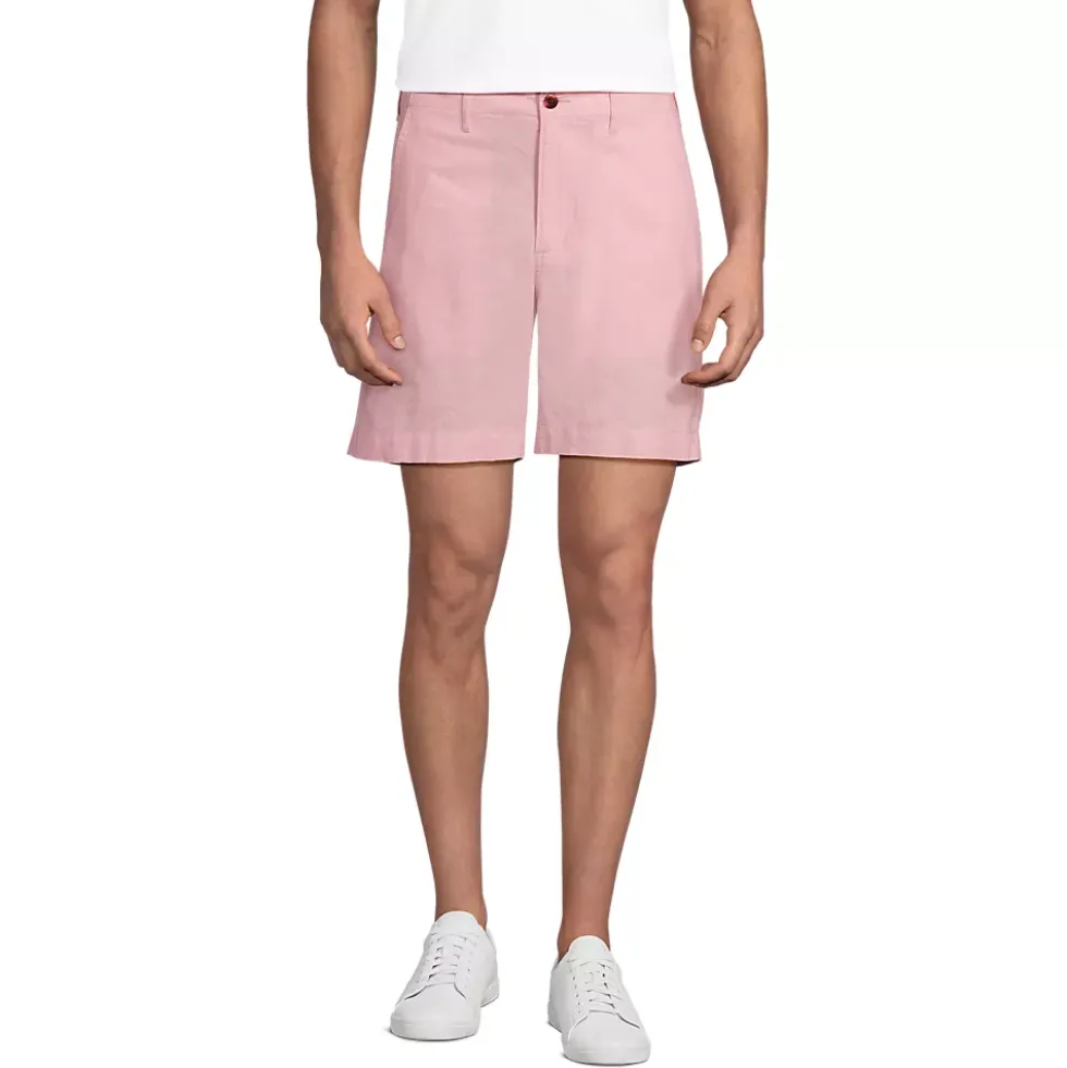 Men's 7" Classic Fit Linen Cotton Short