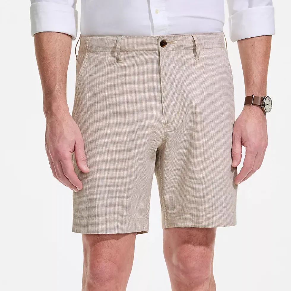 Men's 7" Classic Fit Linen Cotton Short