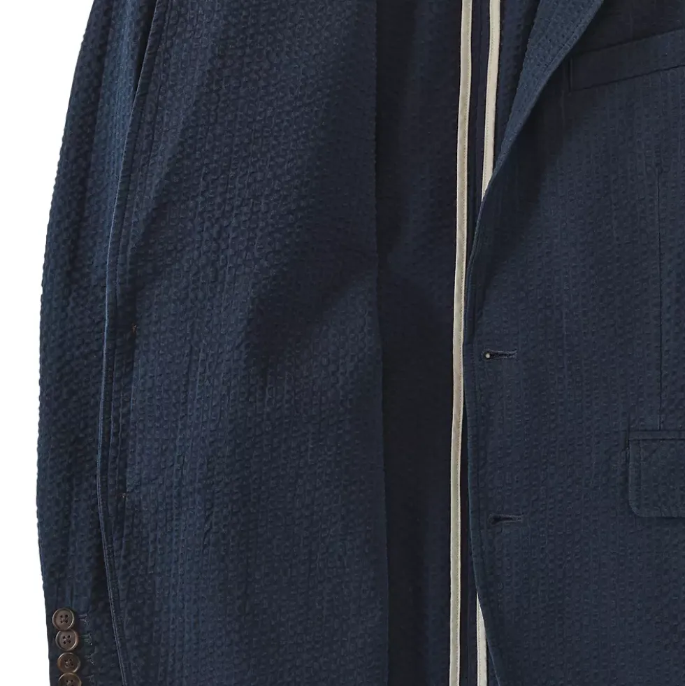 Men's Classic Fit Seersucker Blazer